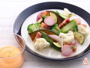温野菜サラダ　とろ～りチーズソースディップ