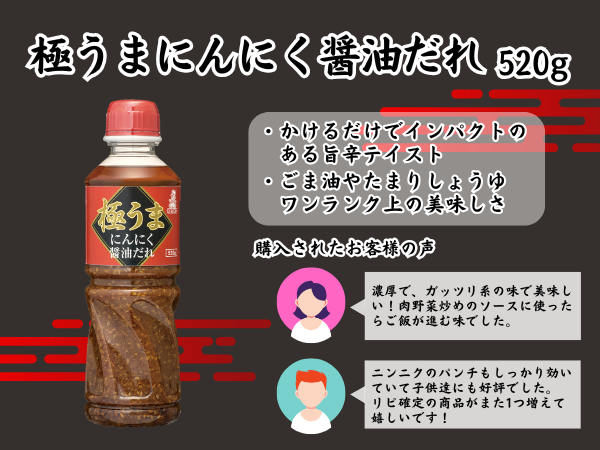 スタミナ料理におすすめソース3本セット