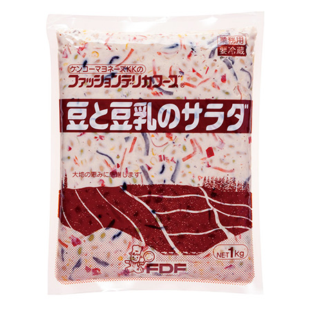 豆と豆乳のサラダ