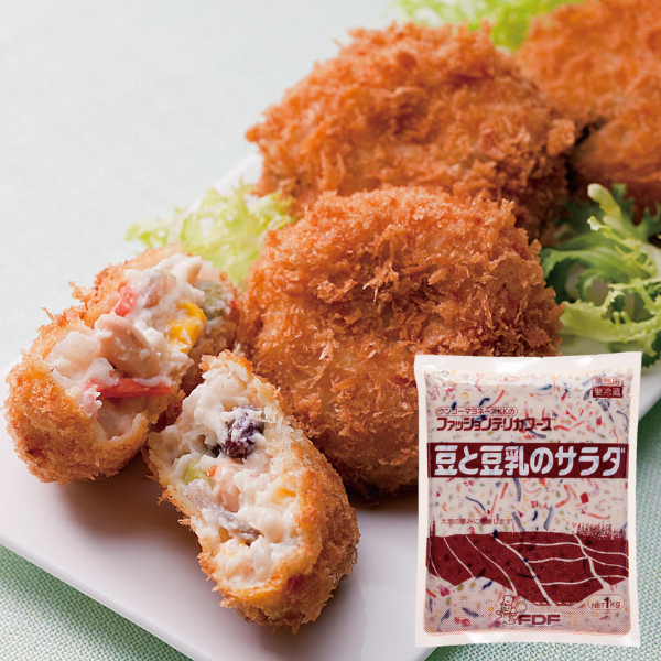 豆と豆乳のサラダ