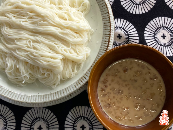 そうめん～くるみ胡麻だれ～