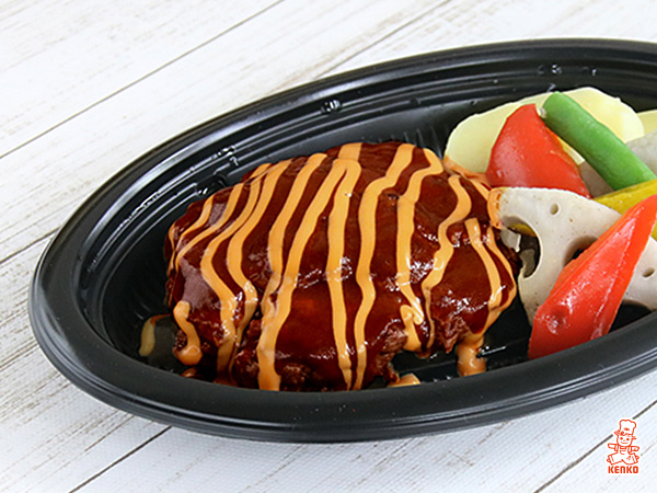 とろ~りチーズソースハンバーグ