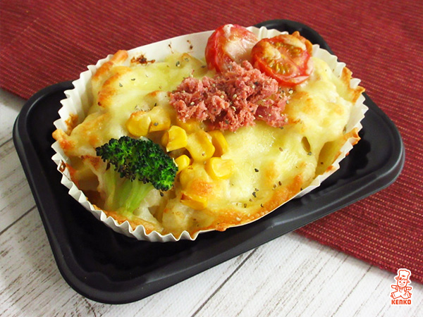 コンビーフポテトのチーズ焼き