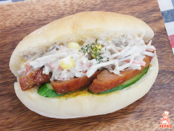 てりやきチキンごぼうコッペ