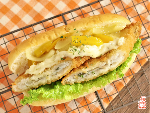 魚フライサンド　タルタルソース＆イエローマリネ
