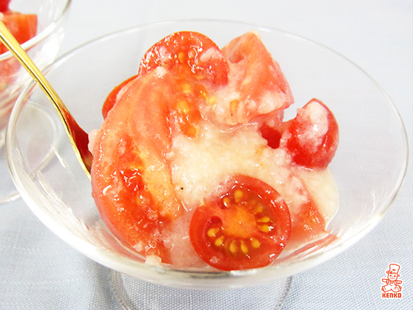 トマトの甘酒マリネ