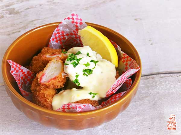 かに風味かまぼこの一口フライ