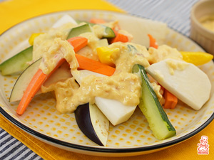 スティック野菜サラダ　和風タルタルソース