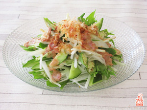 梅とごま香る！夏野菜のサラダ