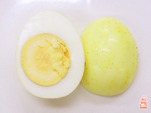 黄色のゆで卵