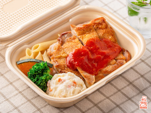 グリルチキンのおかず盛り合わせプレート