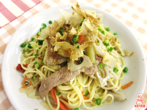 ふきと筍の和風パスタ