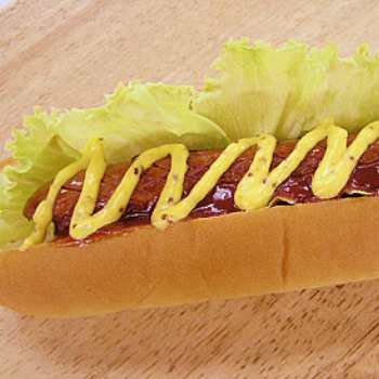 ホットドッグに使用