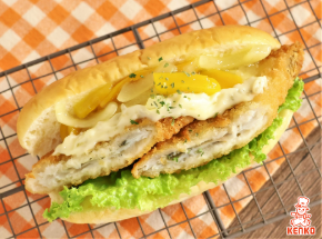 魚フライサンド タルタルソース＆イエローマリネ