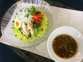 冷やしにんにく醤油ラーメン