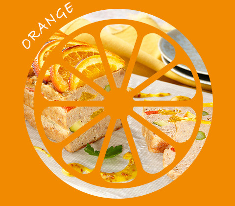 オレンジを使ったフルーツ料理 ケンコーマヨネーズ