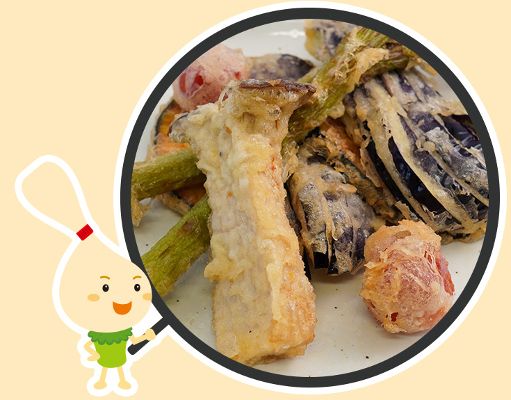 サクッと野菜の天ぷら盛り合わせレシピ