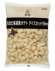 冷凍北海道産ポテト　ダイスカット15mm