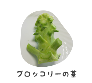 ブロッコリーの茎