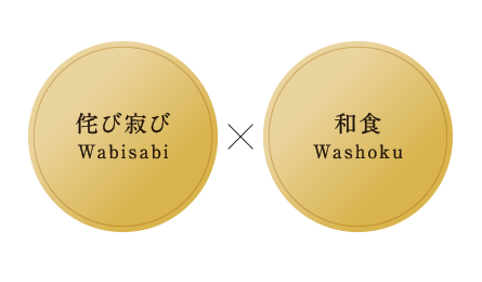 「侘び寂び」×「和食」